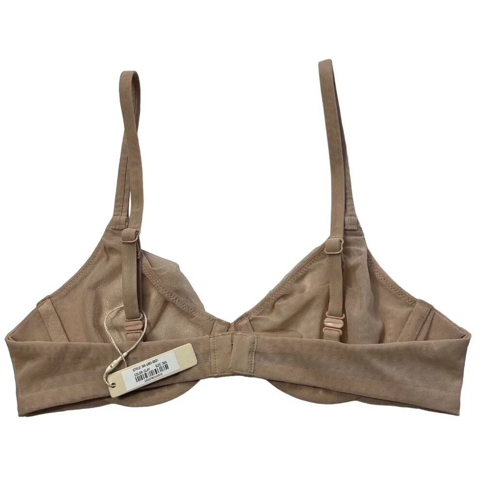 SKIMS Mesh Underwire Bra Convertible Clay 34A - Picture 3 of 9